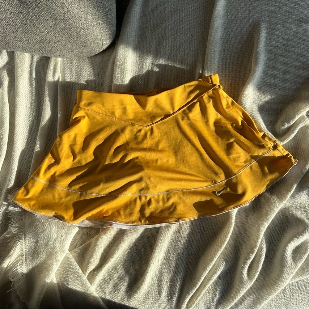 Nike Yellow Athletic Skort